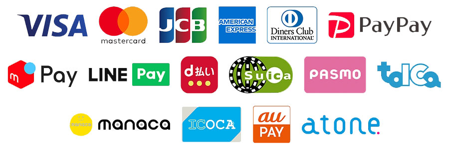クレジットカード・各種決済対応
